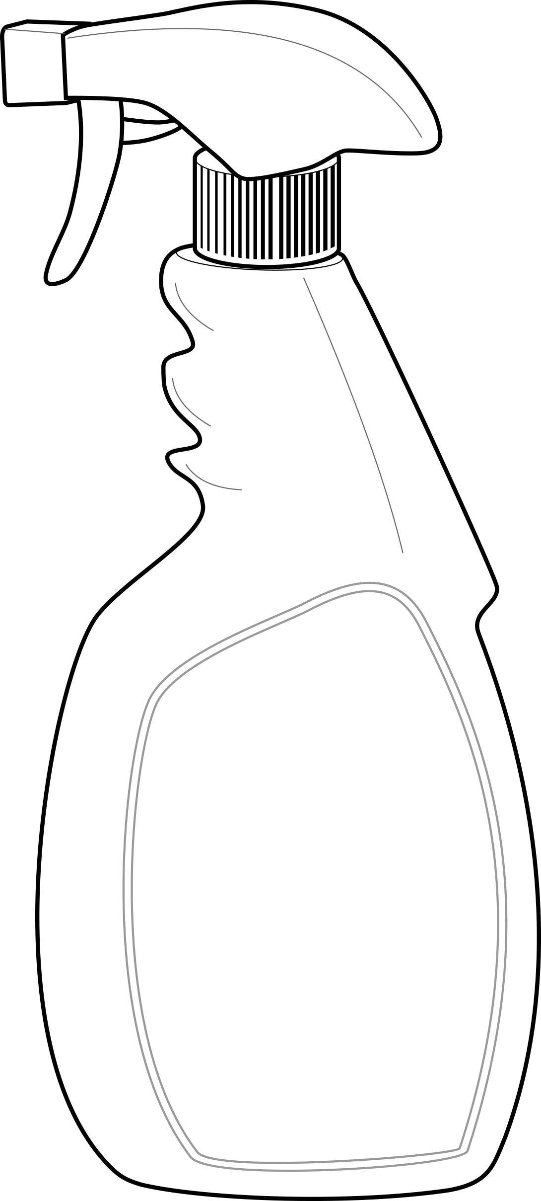 NX_spray bottle_line drwg
